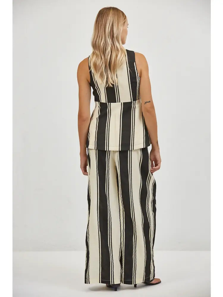 A.Ren Delphine Striped Vest/Top