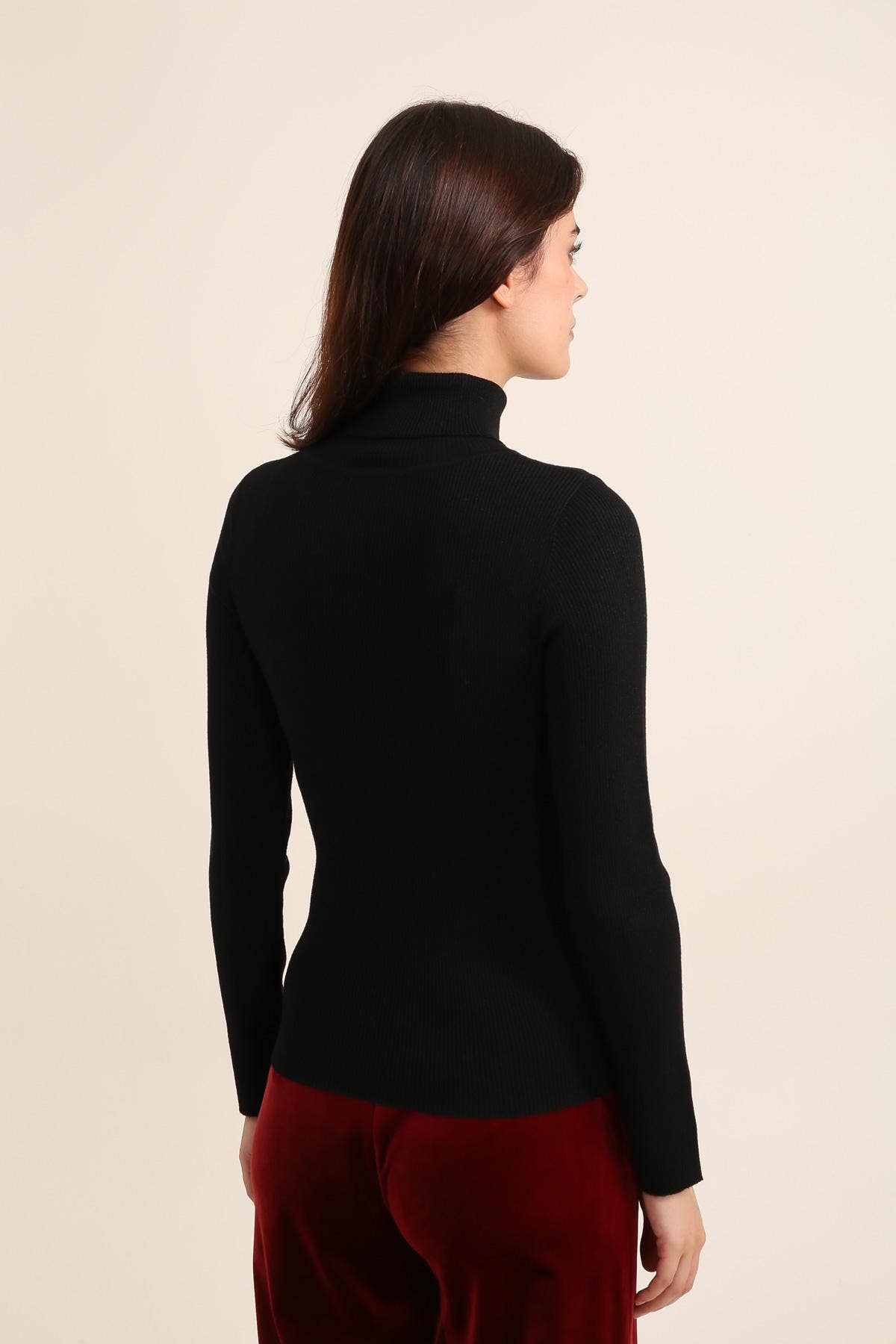 Carmine Paris Ribbed Turtleneck Sweater 8802