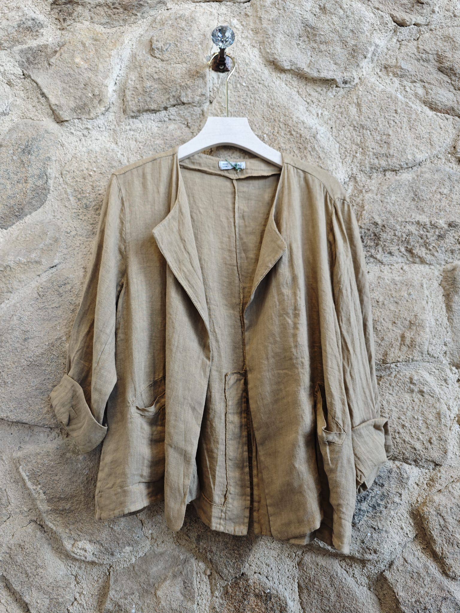 European Linen Rebeca Cardigan 09708