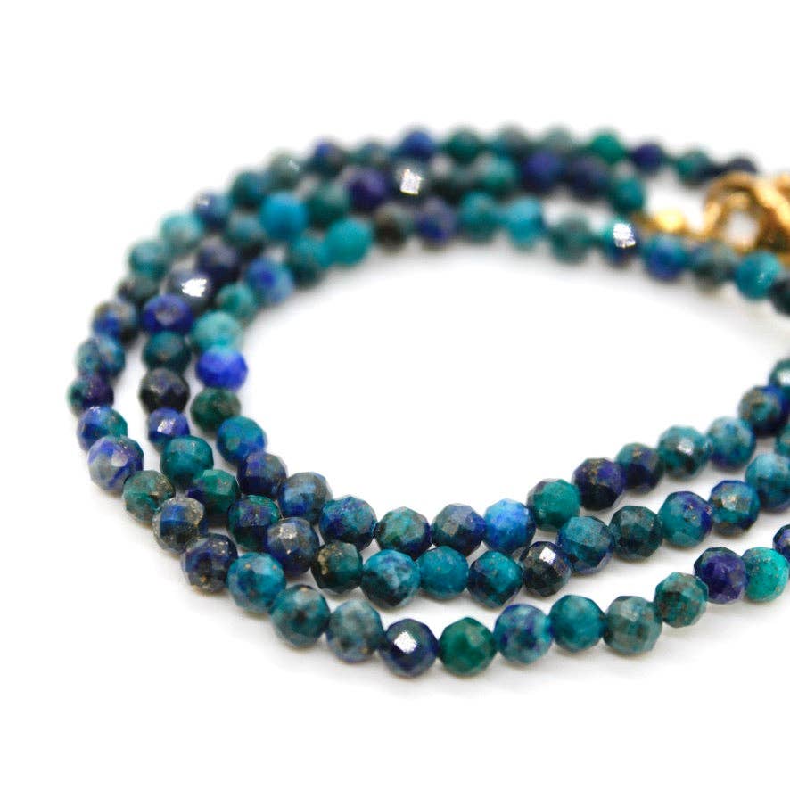 Lizou 16" Phoenix Lapis Lazuli Stone Necklace #22
