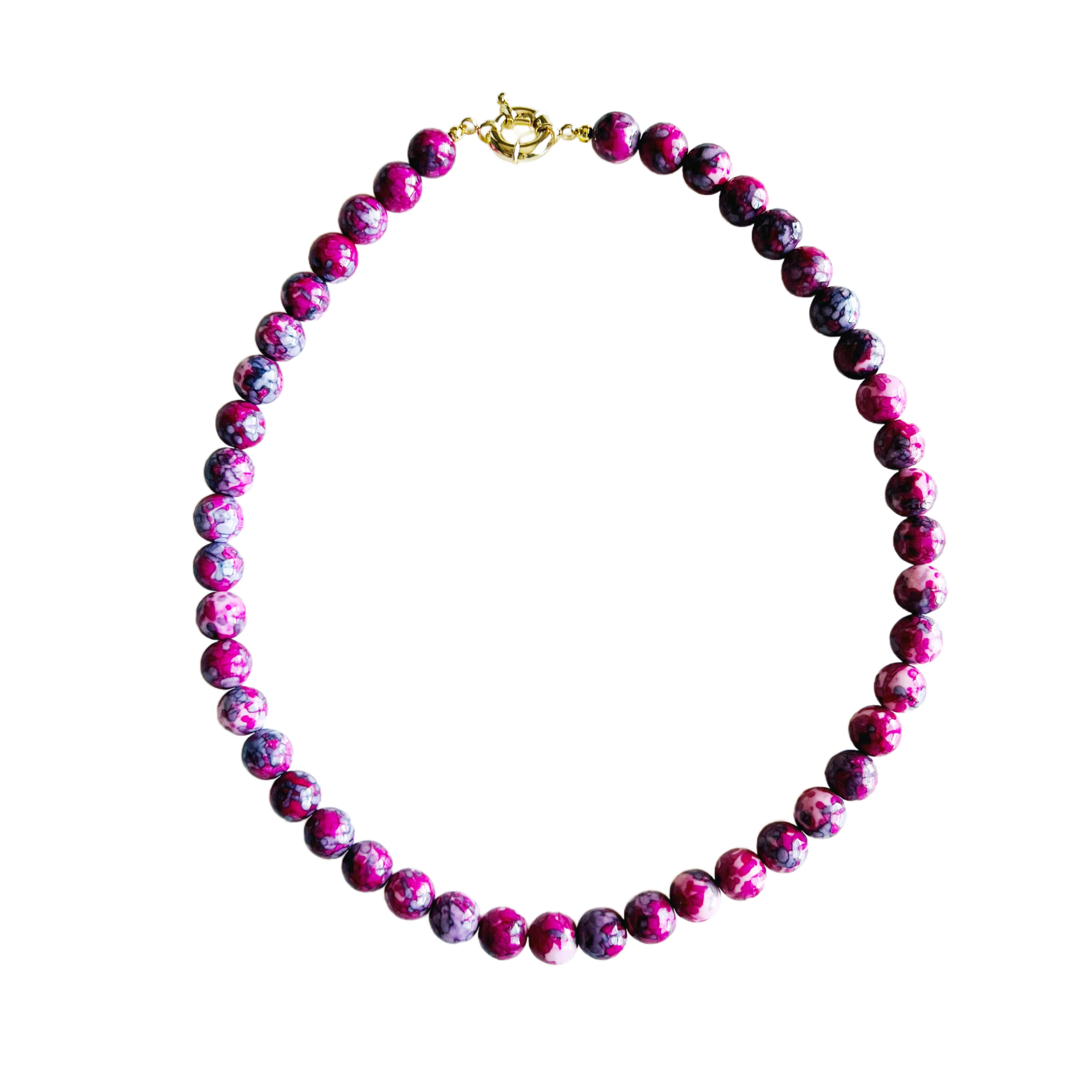 Market and King Gumball Gemstone Necklace