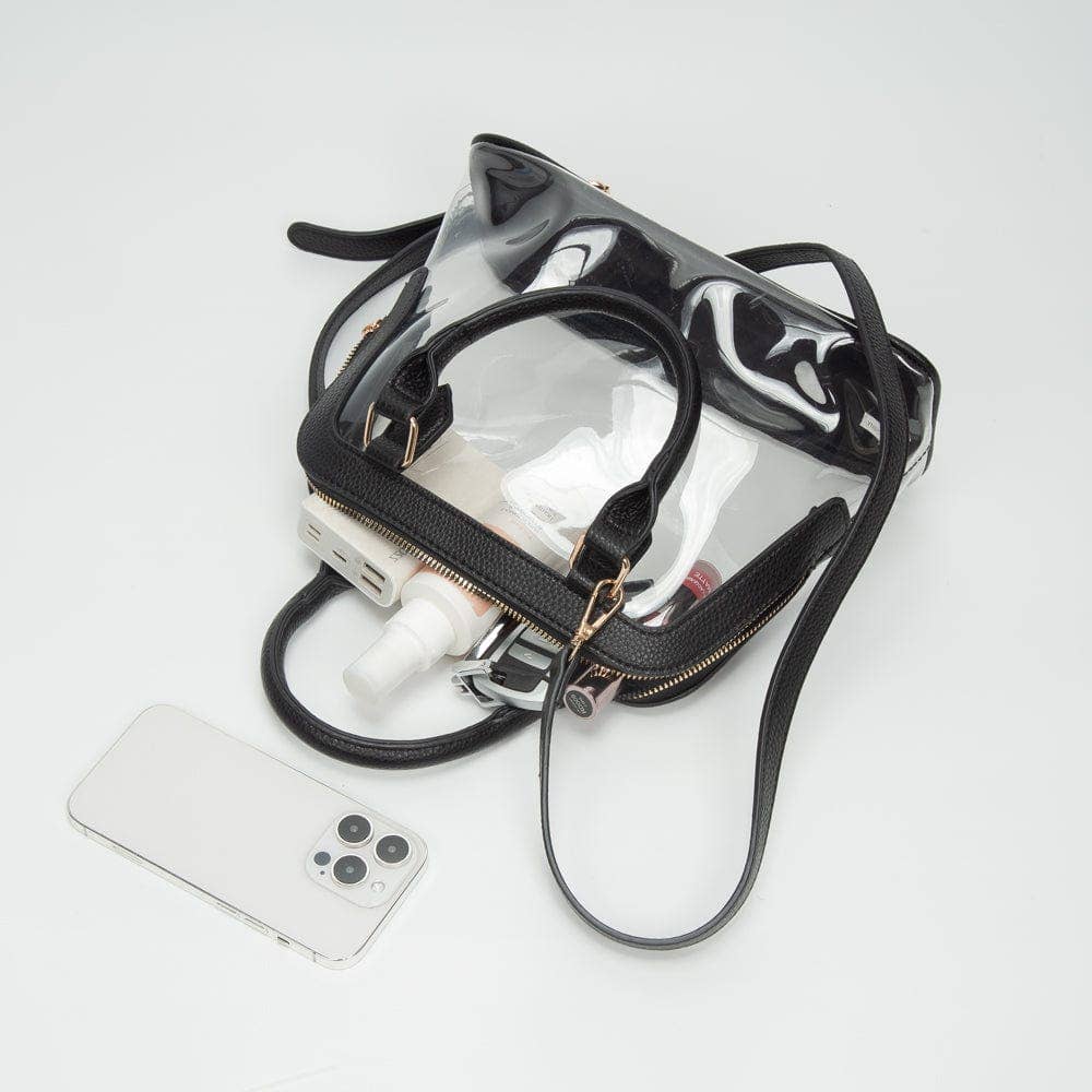 Catherine’s Game Day Analise Clear Satchel/Crossbody Bag TG10773