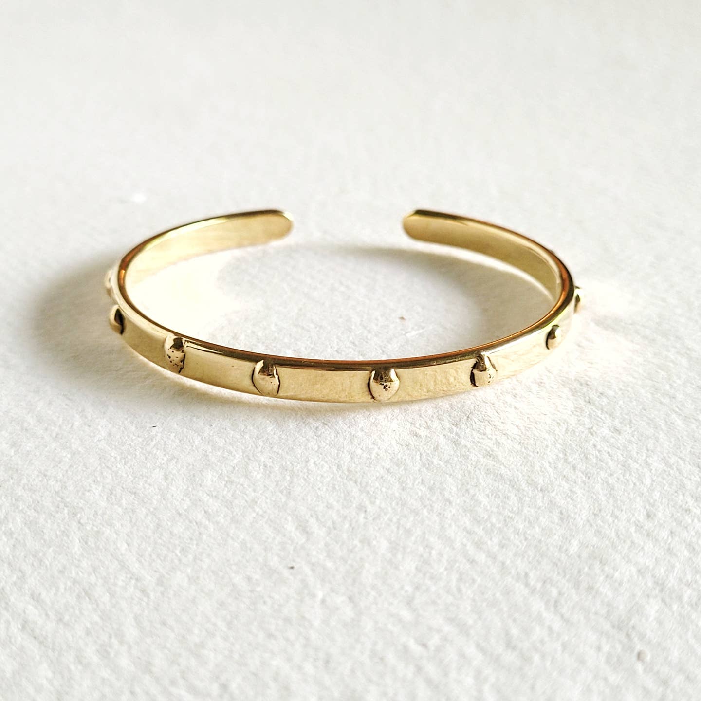 Bisjoux Brass Droplet Cuff