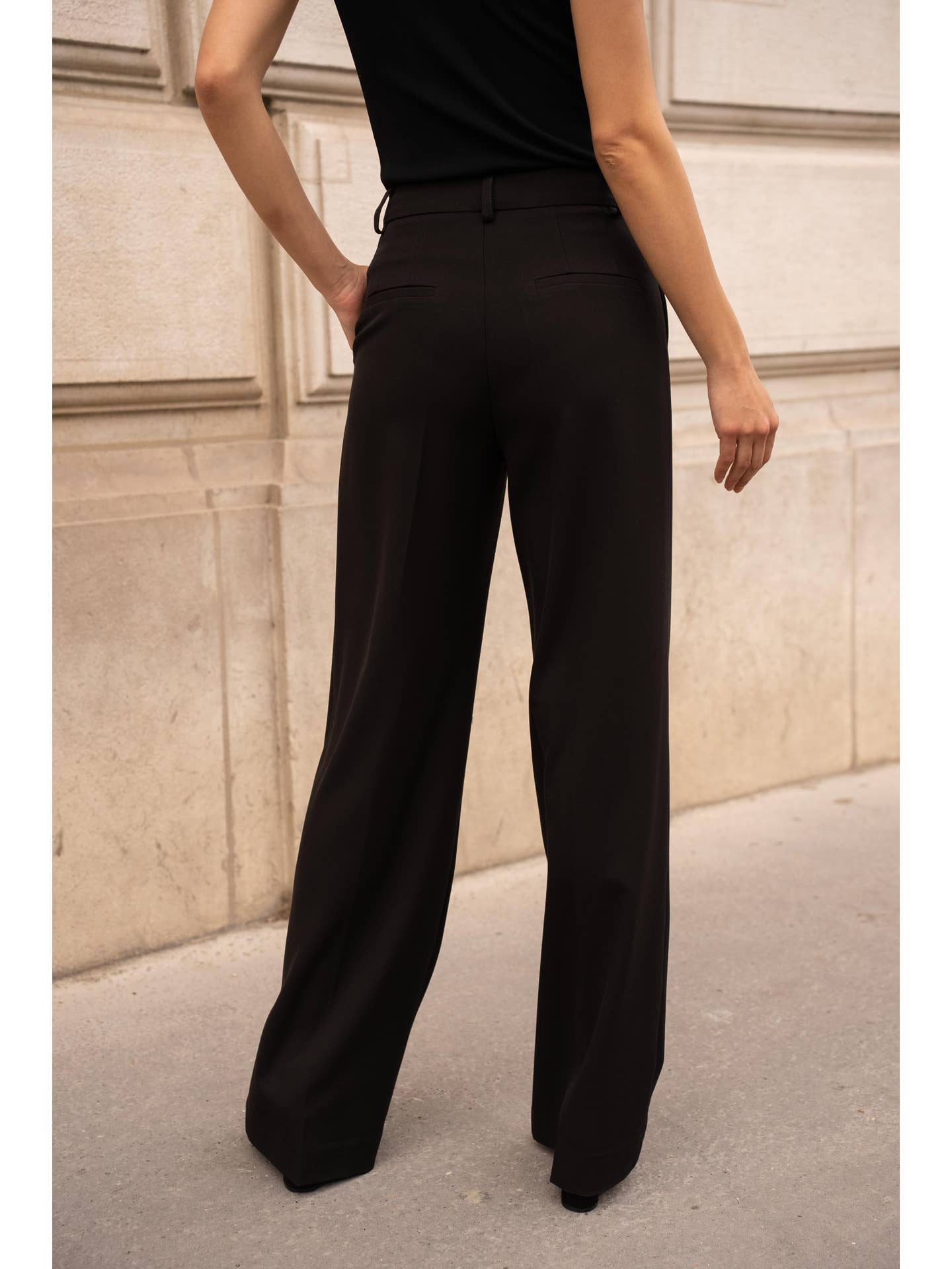Carmine Paris Wide Leg Tailored Trouser P2523