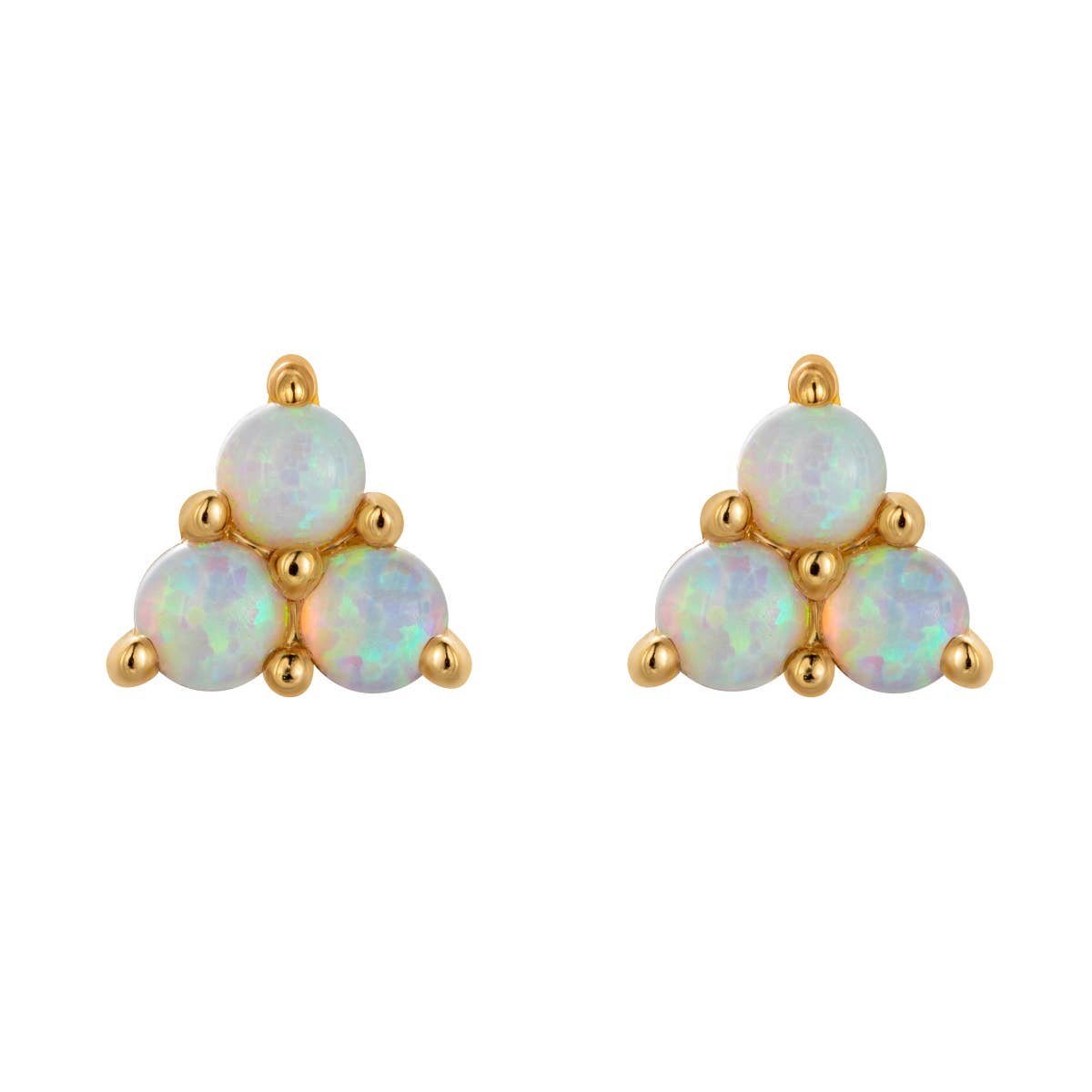 Heilo Jewelry Alice Opal Stud Earrings
