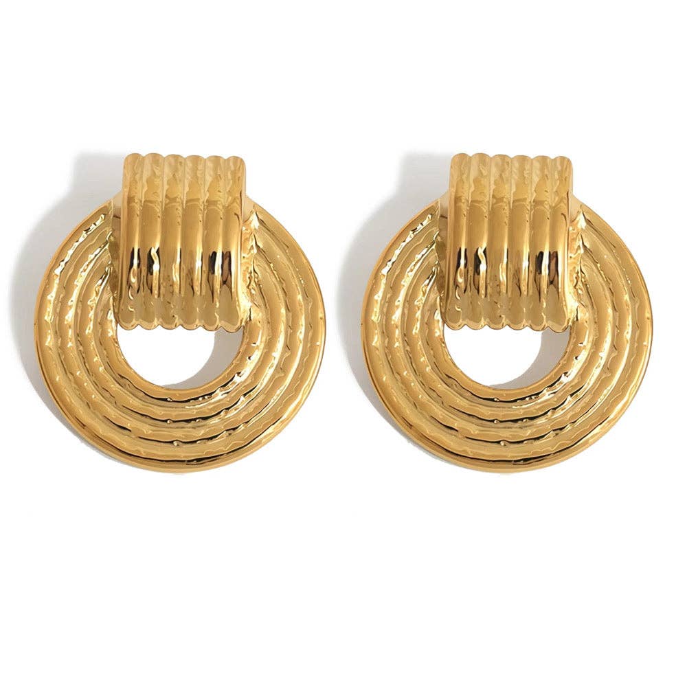 Sahira Carmela Doorknocker Earrings