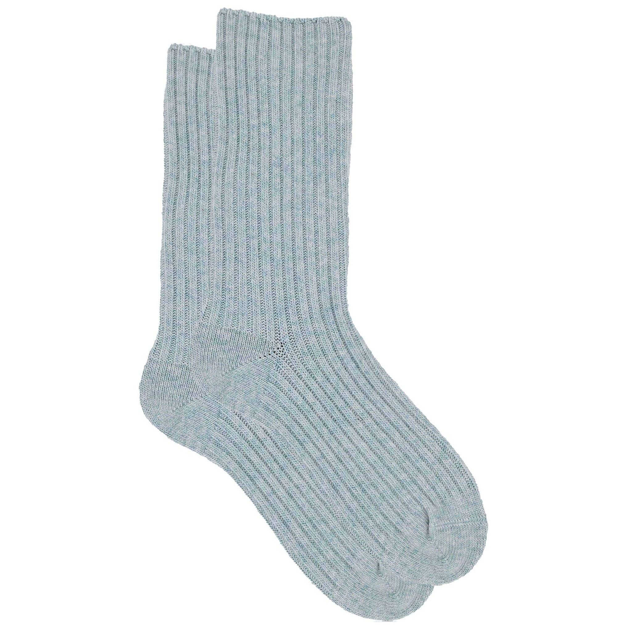 iLux Crewzie Cozy Cashmere Silk Ribbed Crew