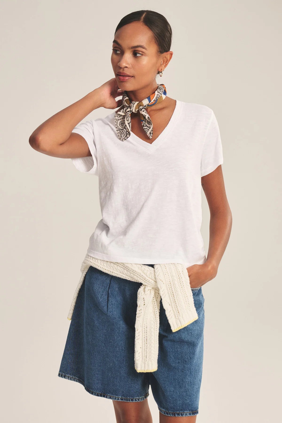 Velvet Elisha V Neck Tee