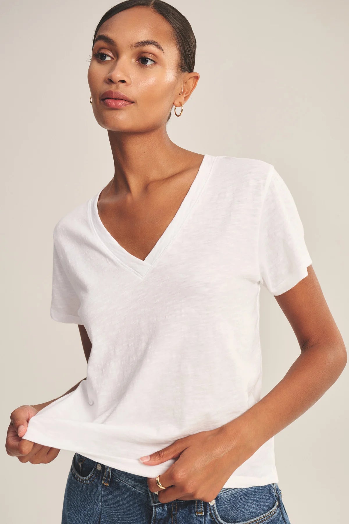 Velvet Elisha V Neck Tee