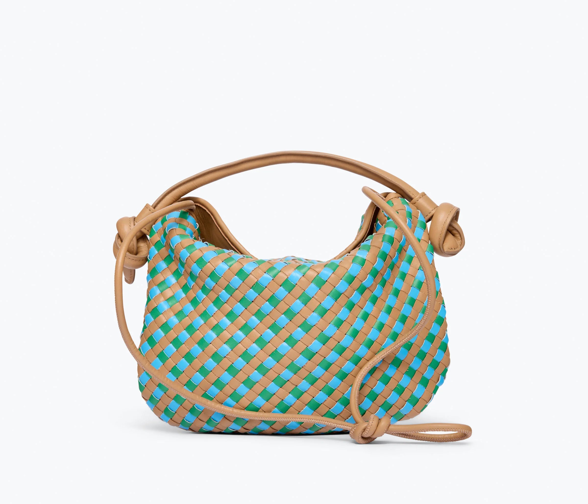 Frēda Salvador Elis Woven Leather Handbag