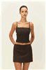 Elodie Brown Square-Neck Camisole E1326BY728 product photo 1