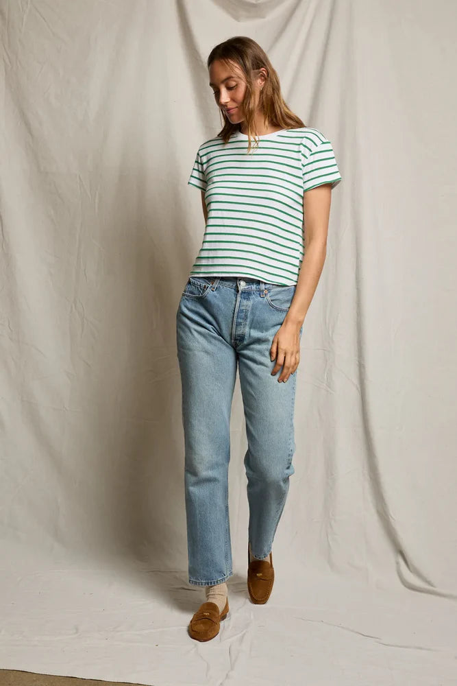 Perfect White Tee Everett Striped Tee Shirt