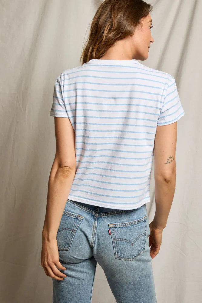 Perfect White Tee Everett Striped Tee Shirt