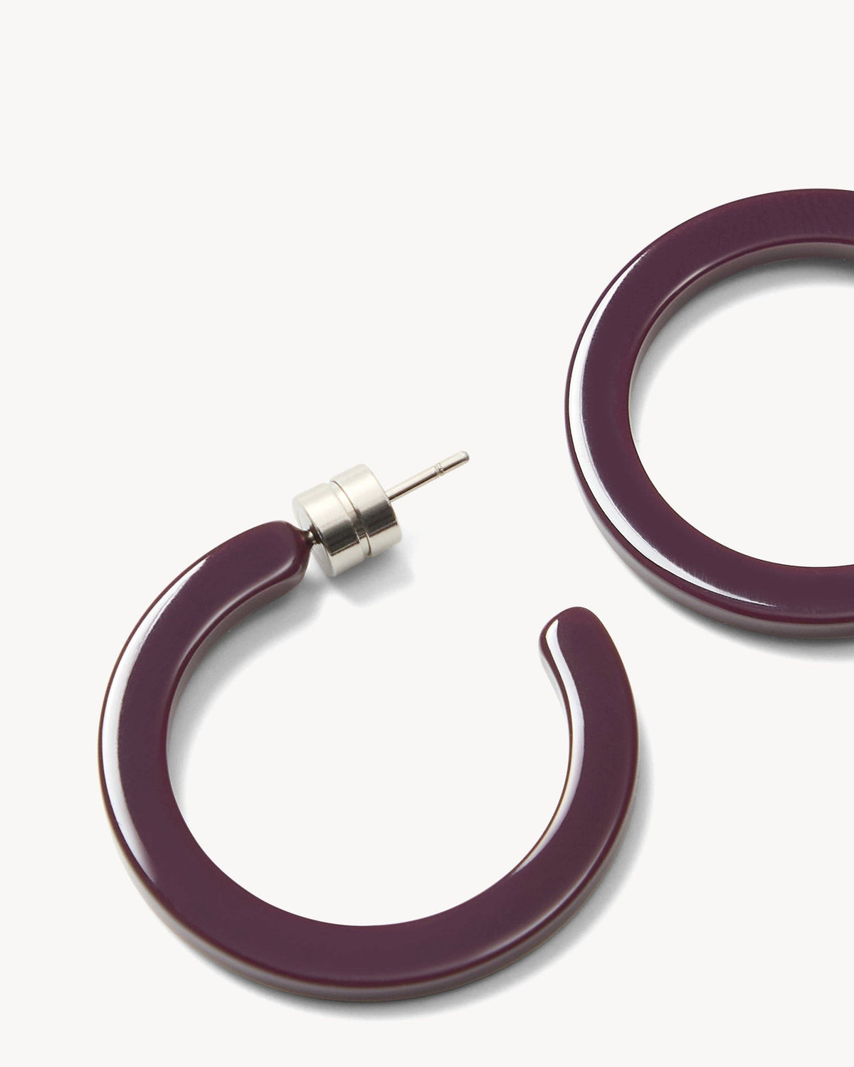 Machete Mini Hoops in Royal Peony