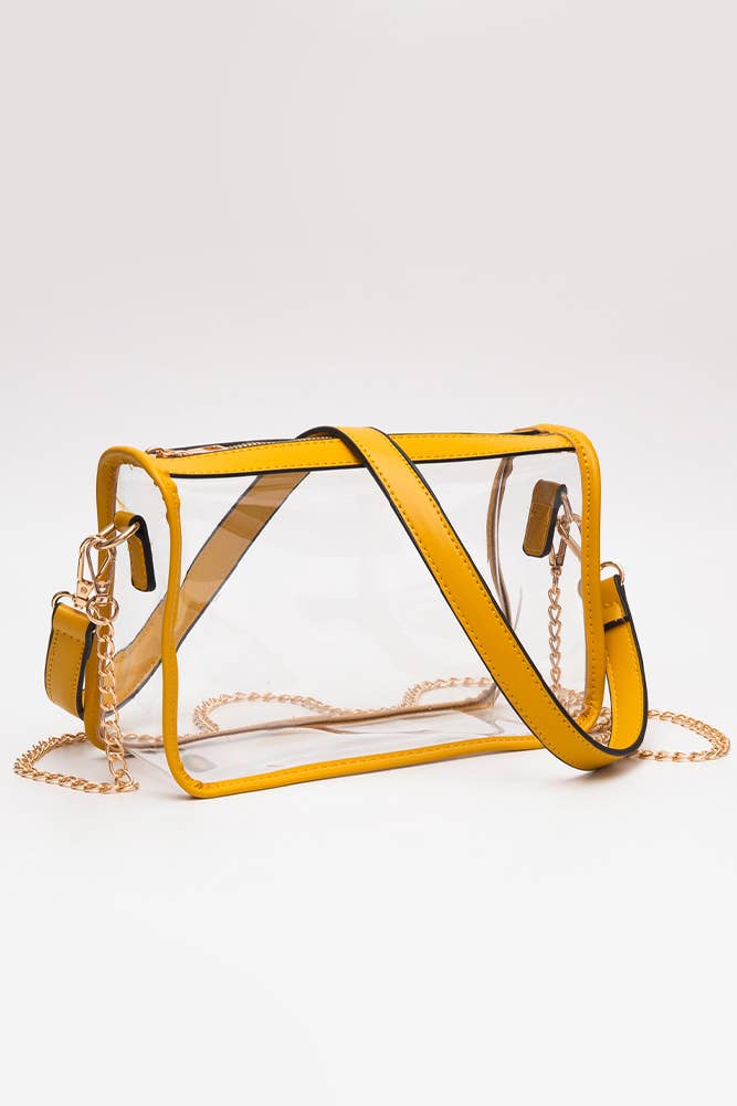 Catherine's Game Day Clear Rectangle Stadium Crossbody Bag