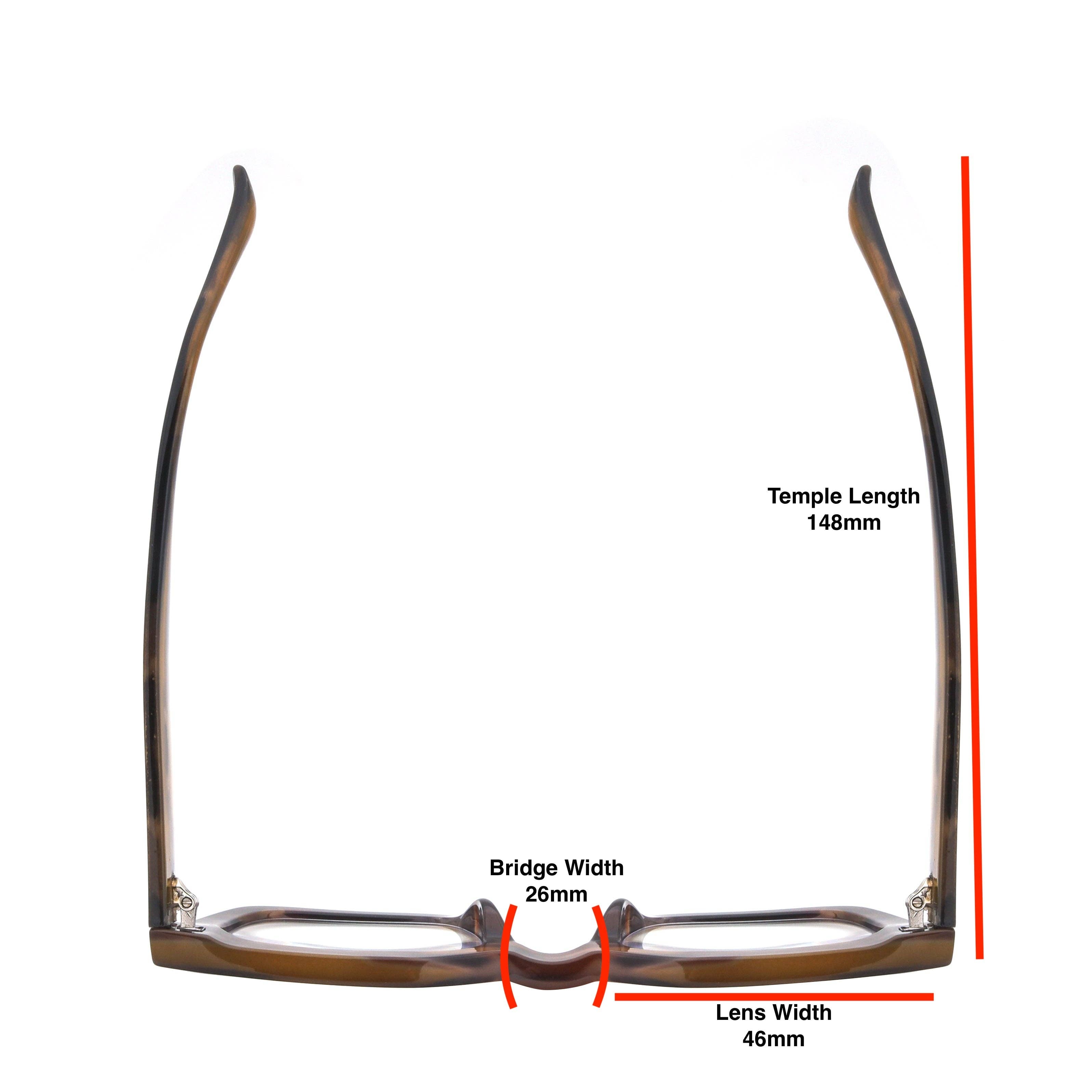Ryan Simkhai RAZ | Smokey Brown | Blue Light Readers