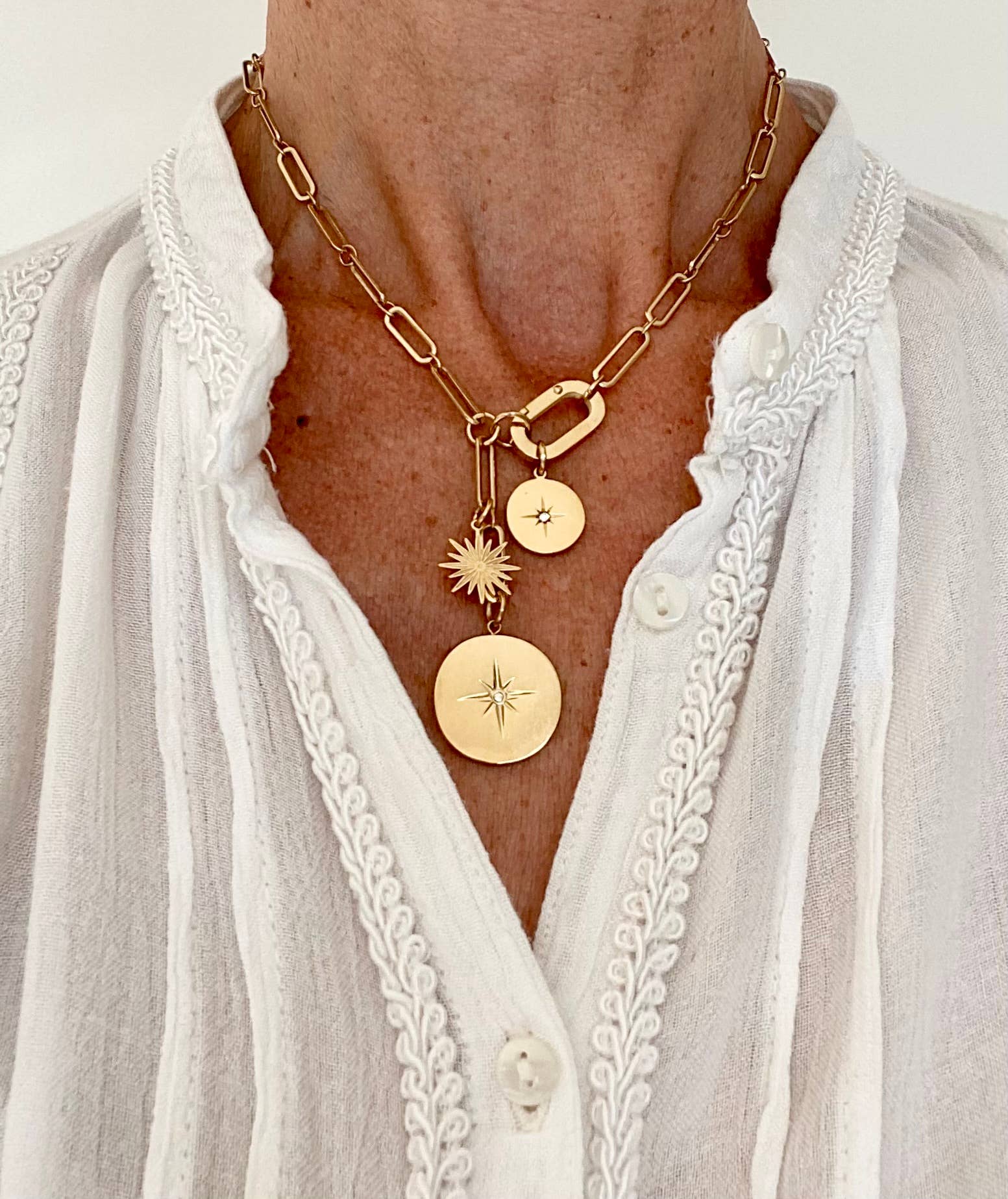 Little Hen Cascade Necklace N10MAC