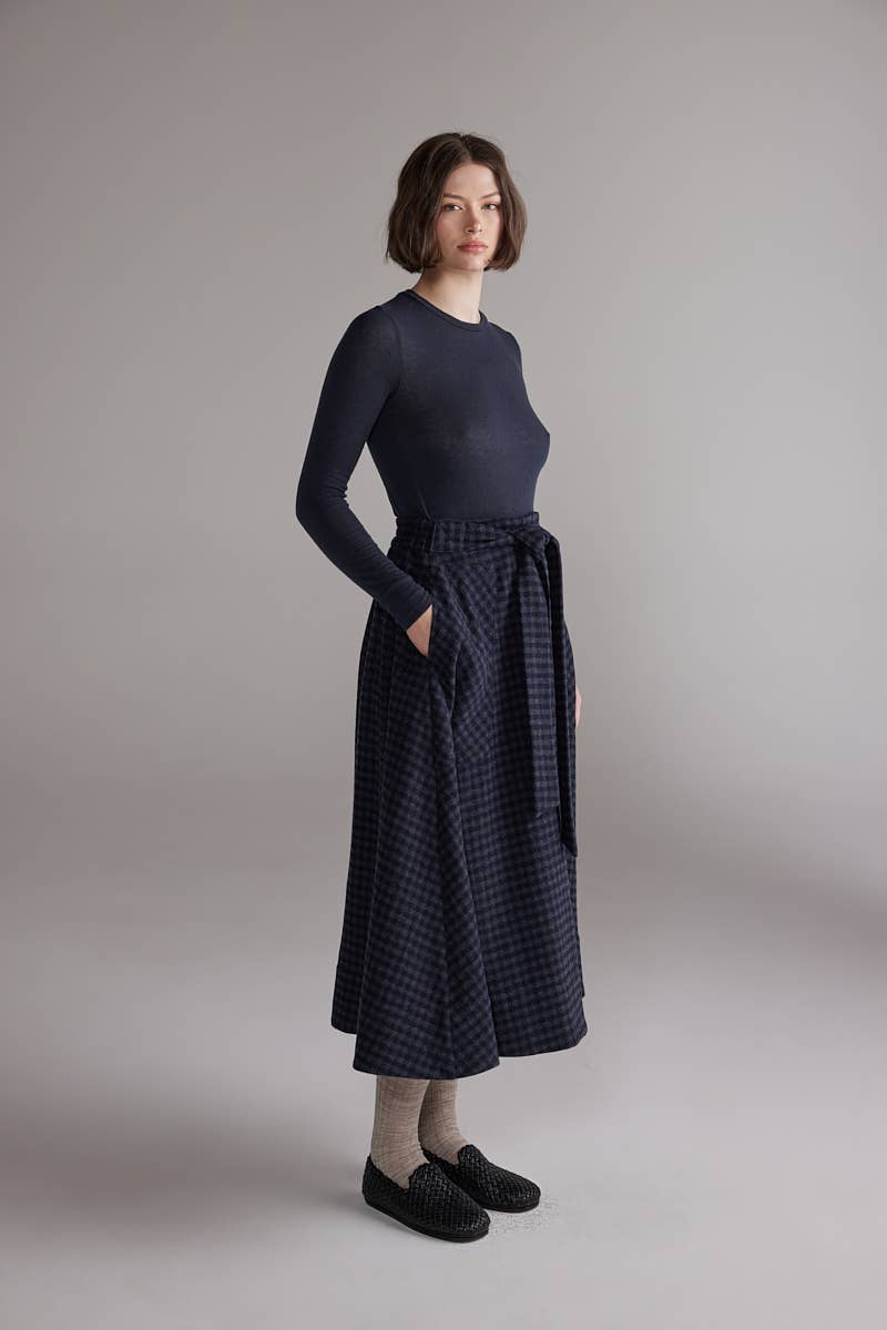 Amente Wool Blend Knit Top