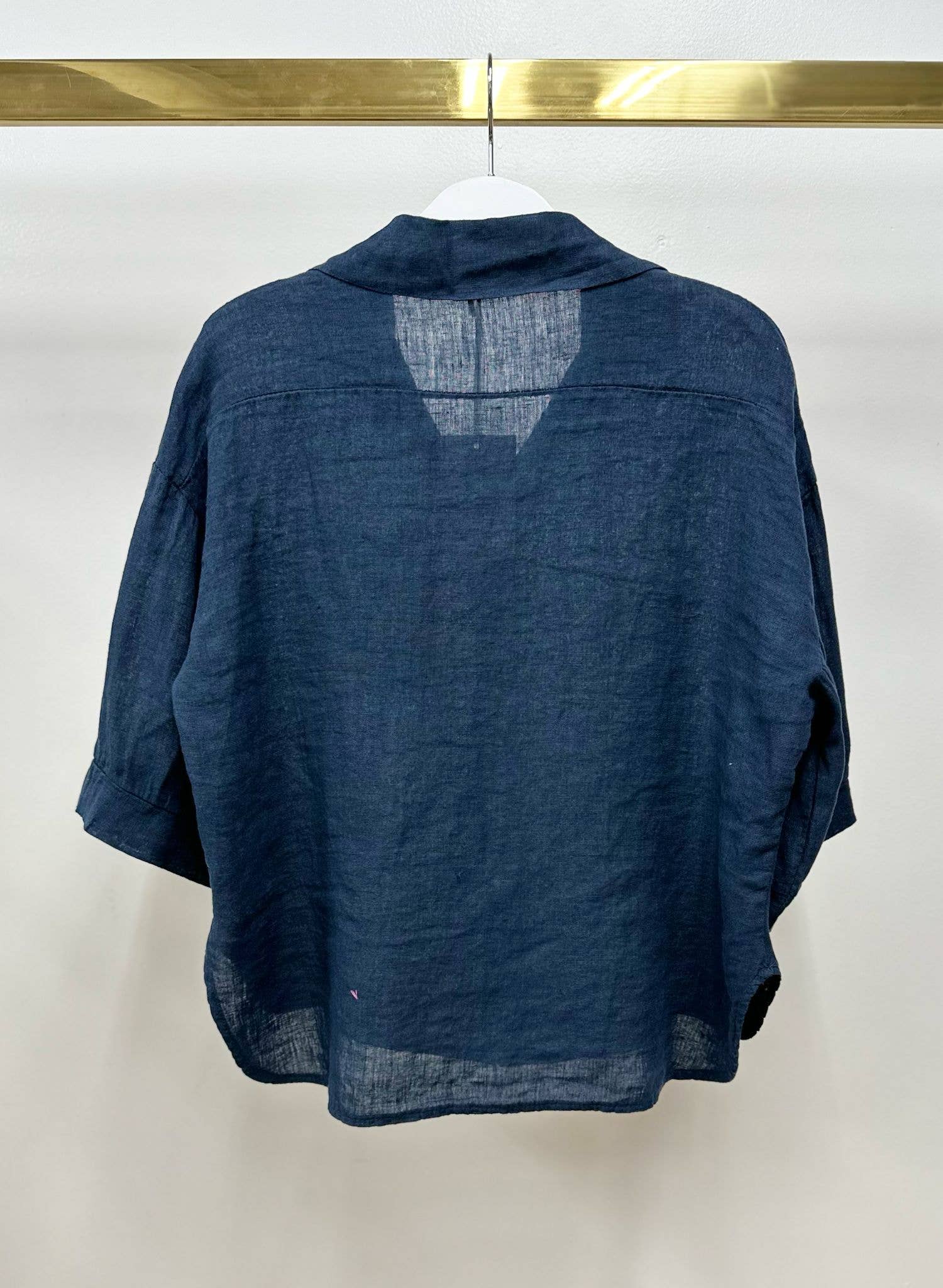 Milio Milano 3/4 Sleeve Linen Shirt 154201