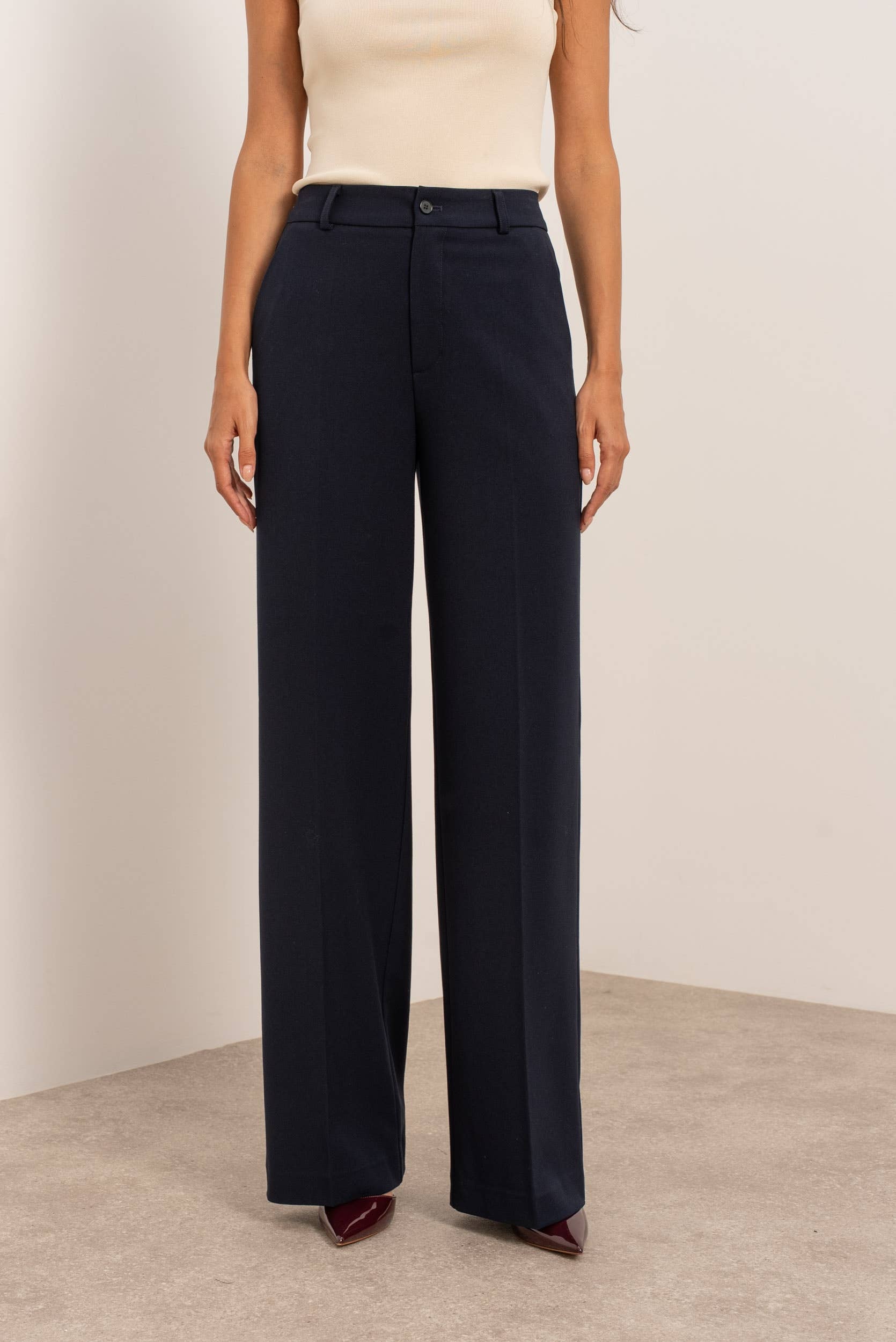 Carmine Paris Wide Leg Tailored Trouser P2523