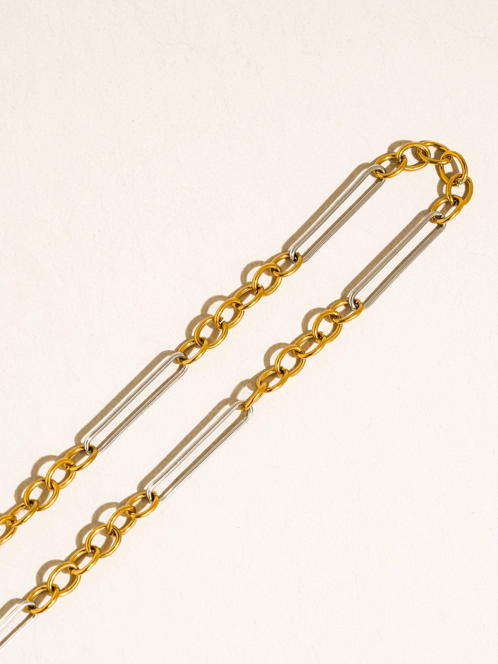 Flânerie Norra 18K Gold Non-Tarnish Mixed Chain Necklace