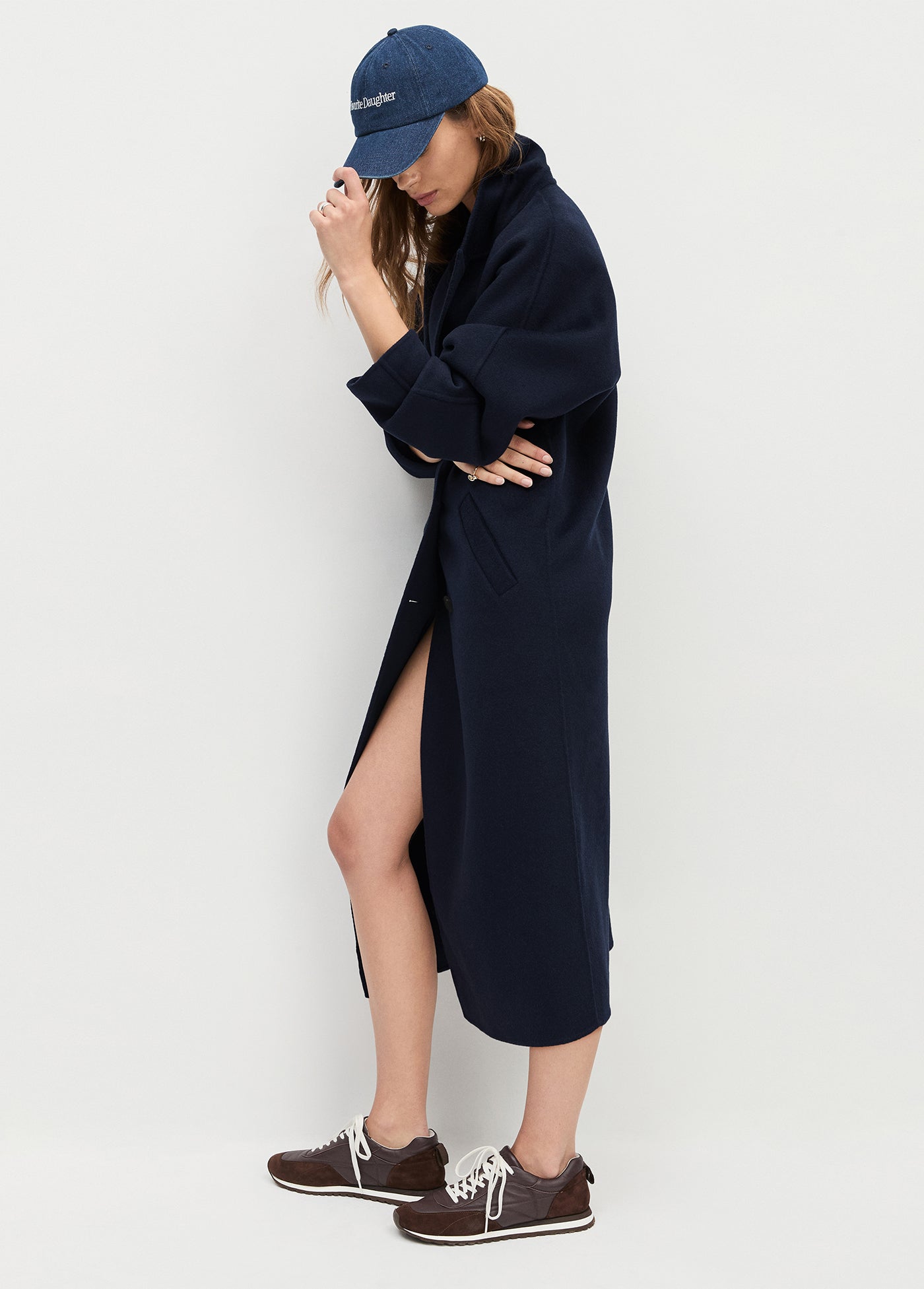 Favorite Daughter Logo Denim Baseball Cap