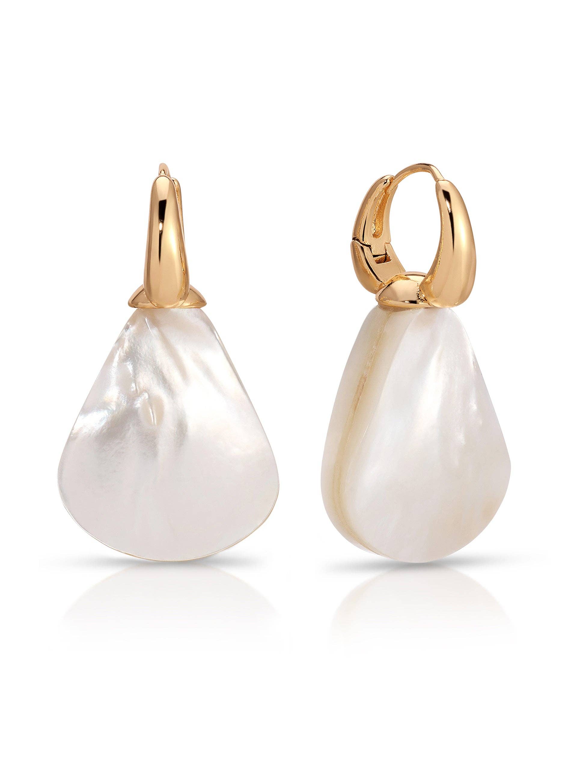 Ettika Sun-Kissed Pearl Earrings