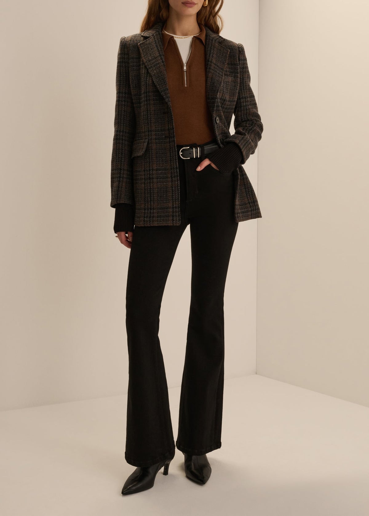 Favorite Daughter The Plaid City Blazer