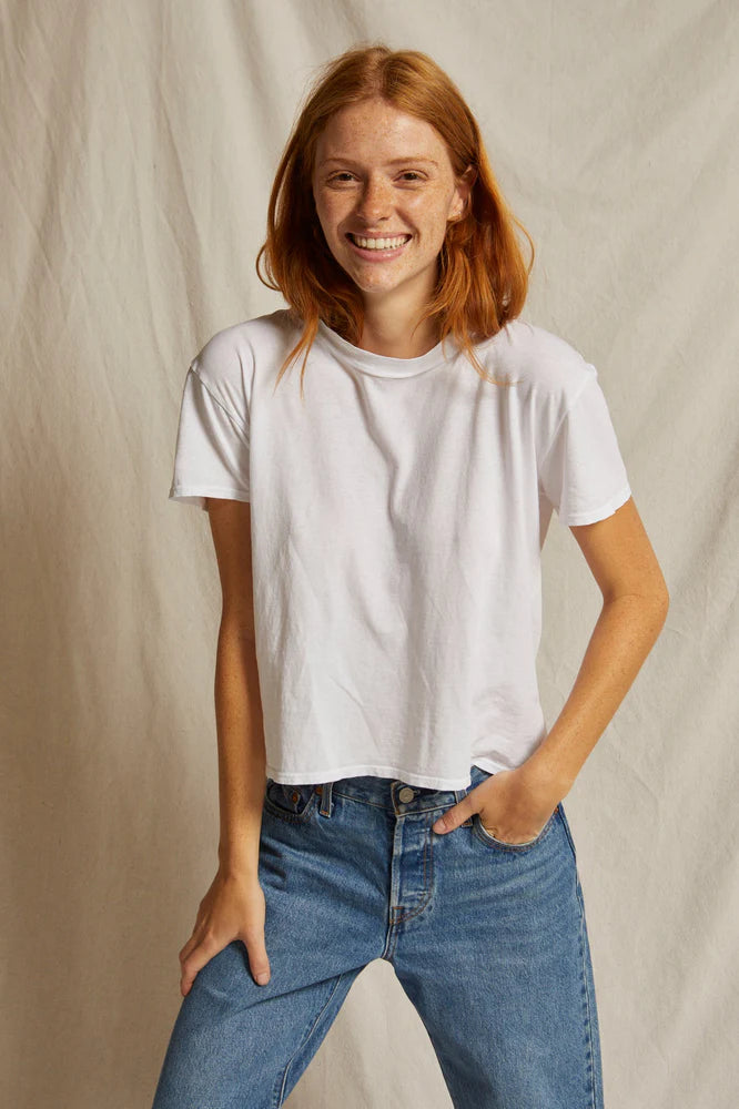Perfect White Tee Harley Crewneck Tee Shirt