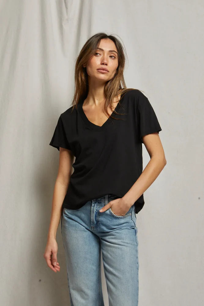 Perfect White Tee Hendrix V-Neck Tee Shirt
