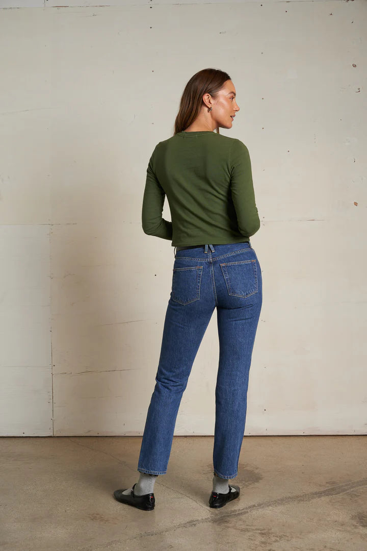 Perfect White Tee Jamie Recycled Cotton Crew Tee