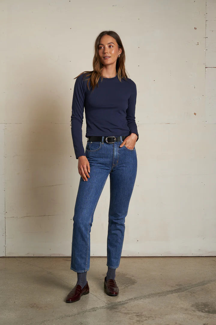 Perfect White Tee Jamie Recycled Cotton Crew Tee