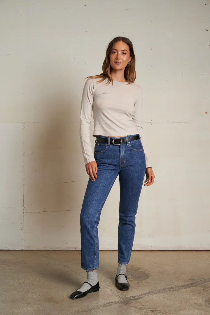 Perfect White Tee Jamie Recycled Cotton Crew Tee