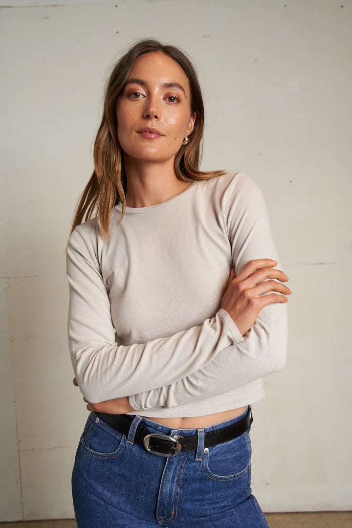 Perfect White Tee Jamie Recycled Cotton Crew Tee