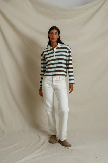 Perfect White Tee Kaya Collared Long Sleeve *trunk show