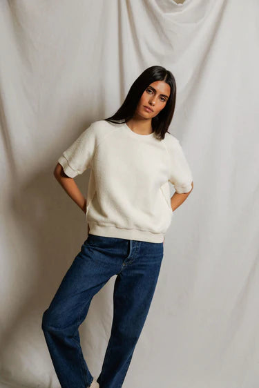 Perfect White Tee Ziggy Short Sleeve Sweatshirt