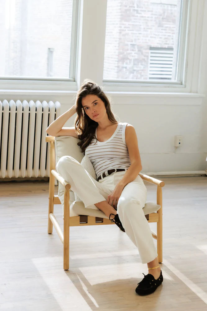 Perfect White Tee Khara Stripe Tank