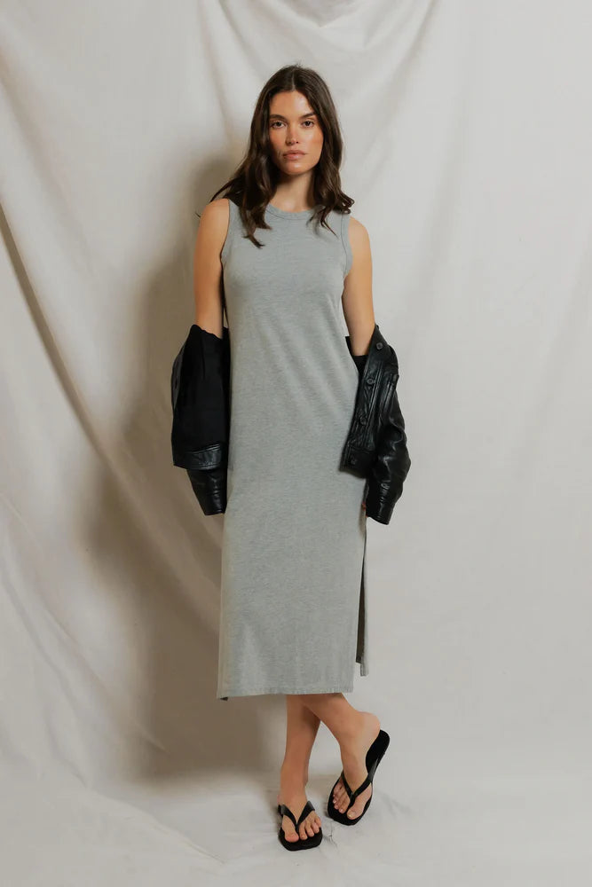 Perfect White Tee Lanell Tank Dress