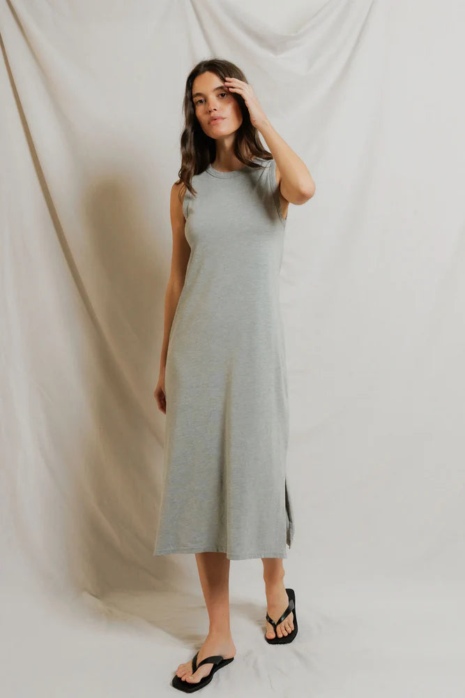 Perfect White Tee Lanell Tank Dress
