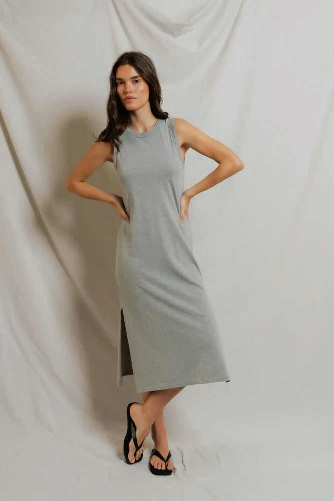 Perfect White Tee Lanell Tank Dress