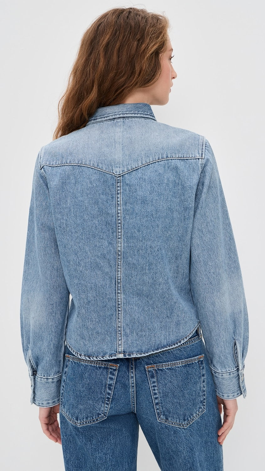 Le Jean Martha Denim Shirt