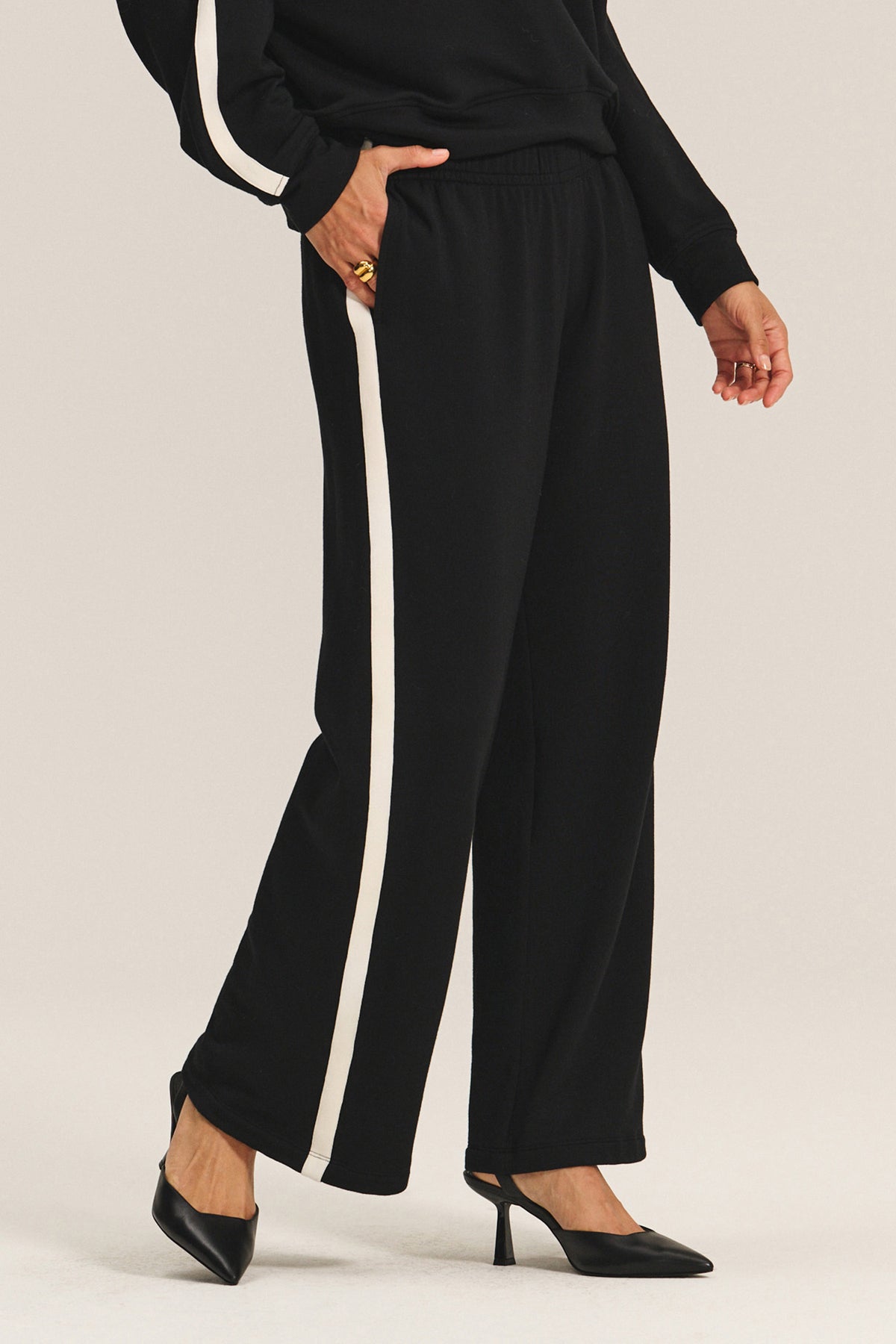 Velvet Gigi Lush Fleece Modal Blend Wide Leg Pant