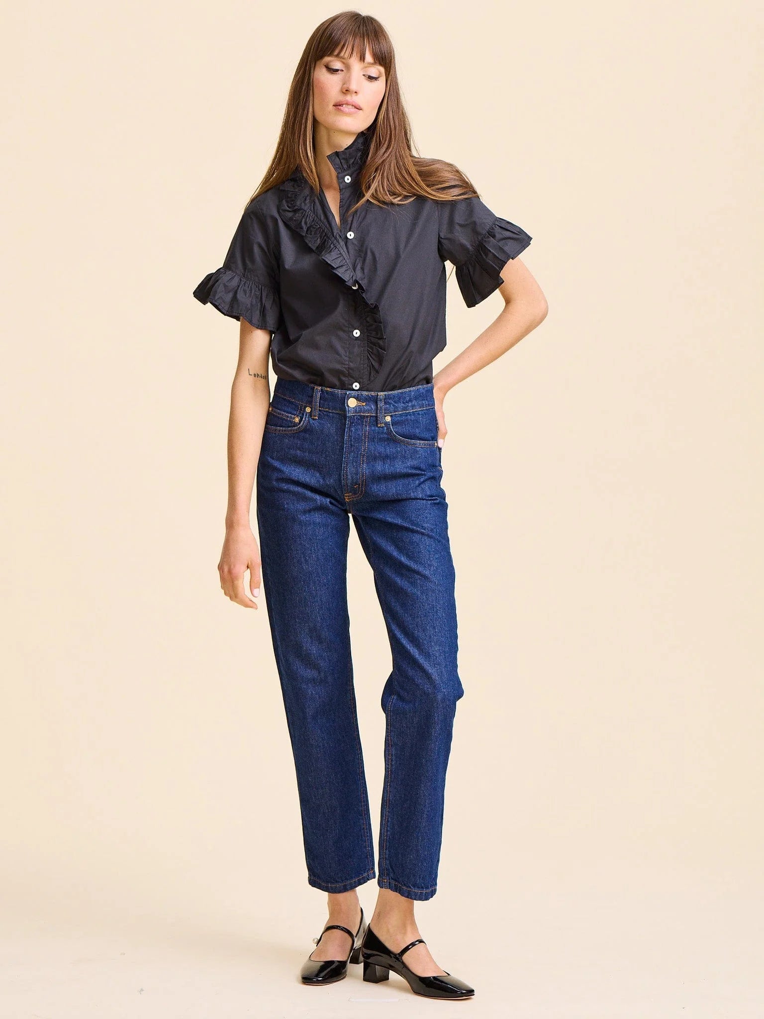 Mille Vanessa Top Black VNSA521