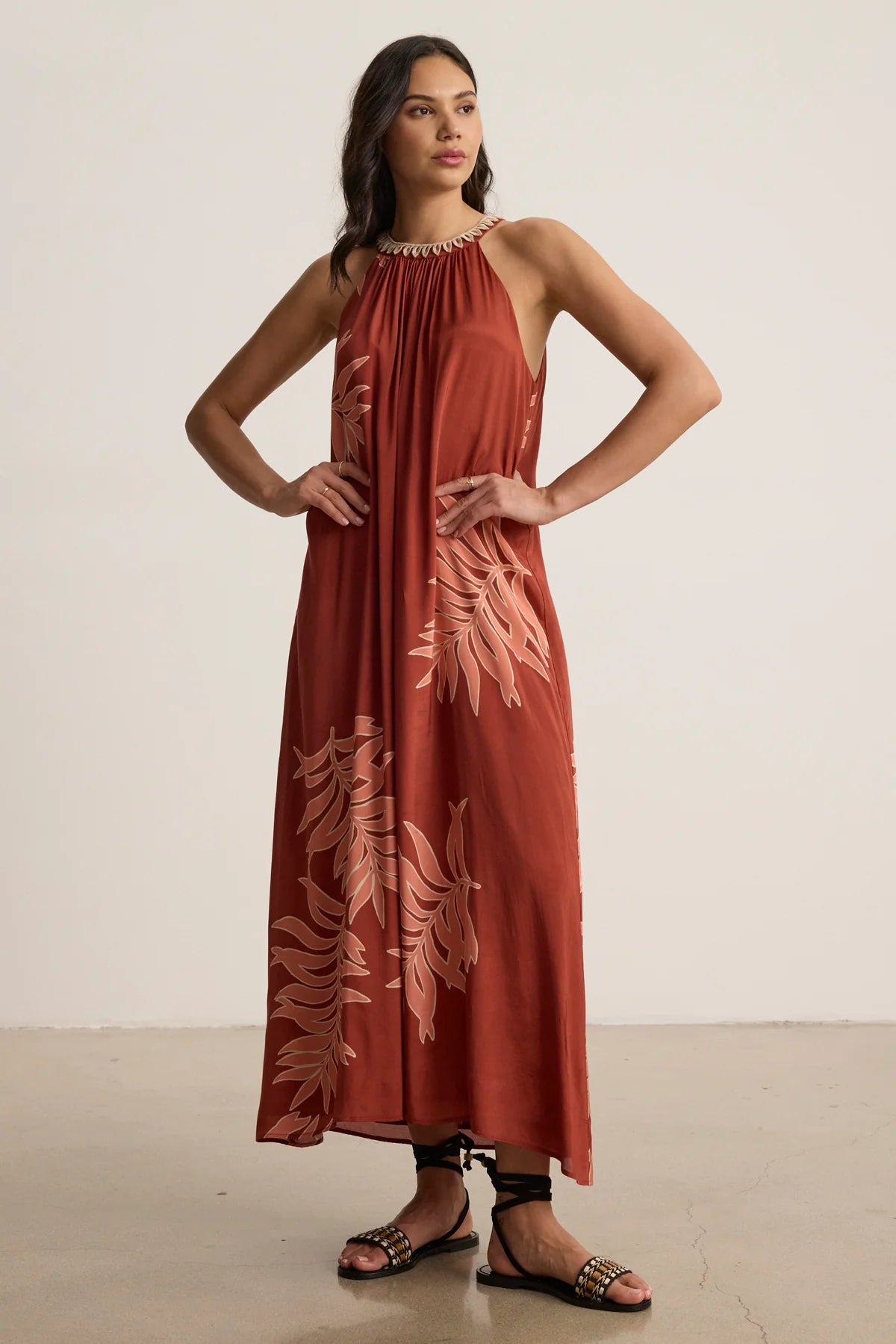 Velvet Odessa Halter Dress