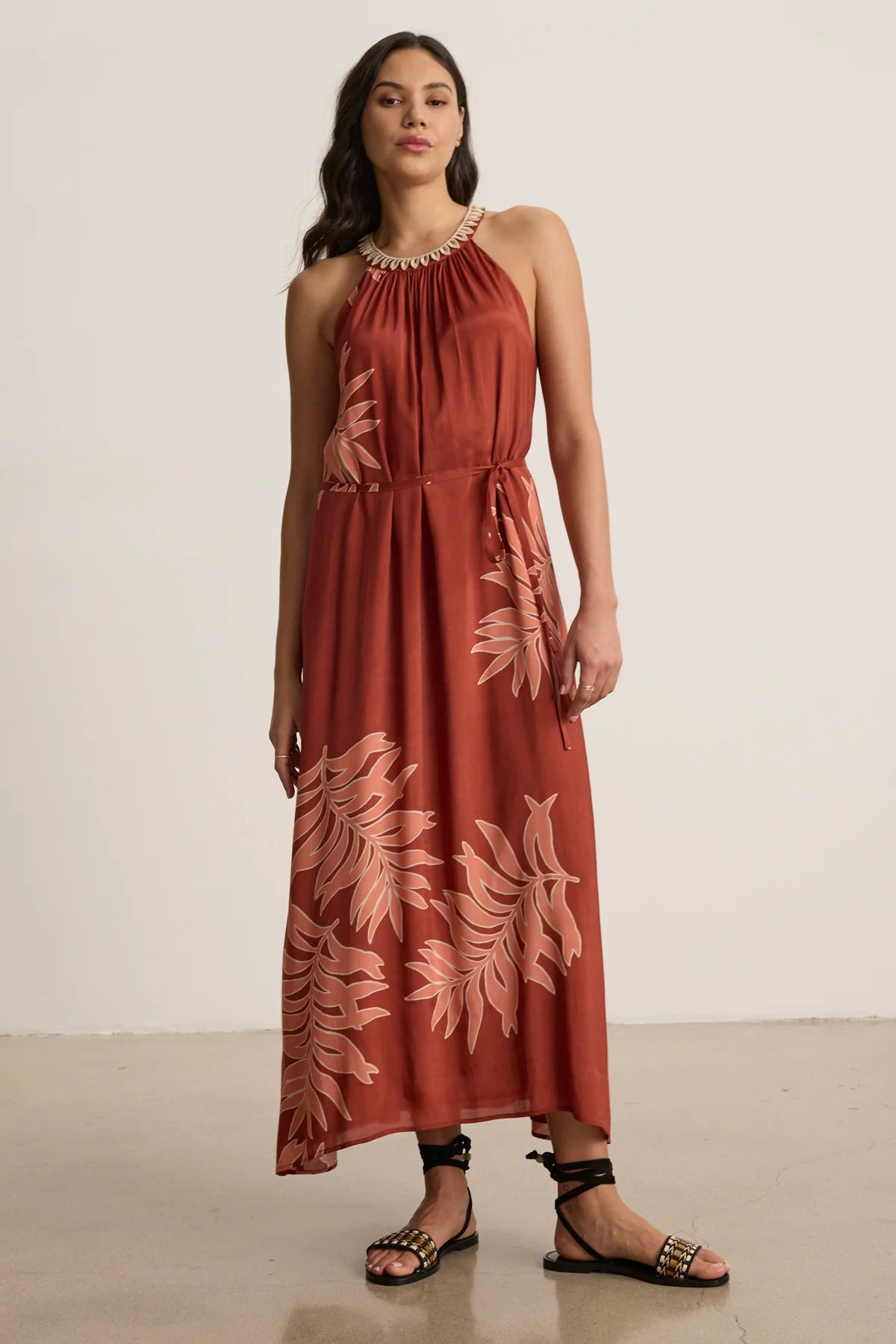 Velvet Odessa Halter Dress