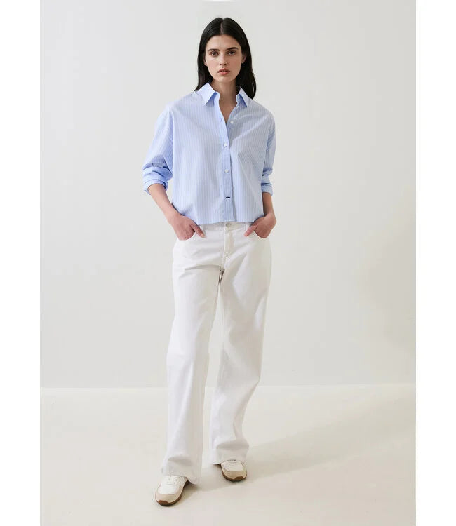 Patrick Assaraf Cotton Boxy Shirt W4207D14B