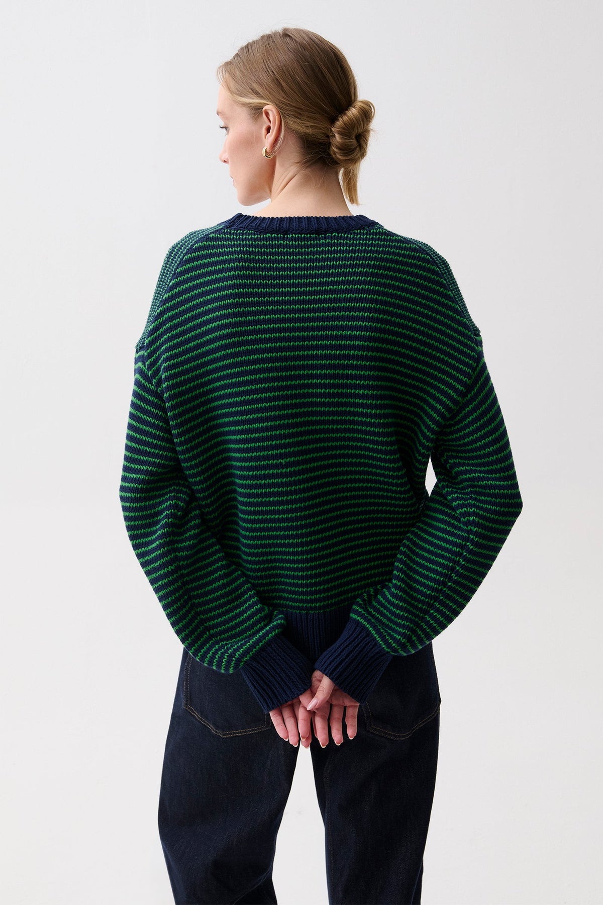 Pistola Aura Relaxed Crew Neck Sweater - Midgreen — photo 4