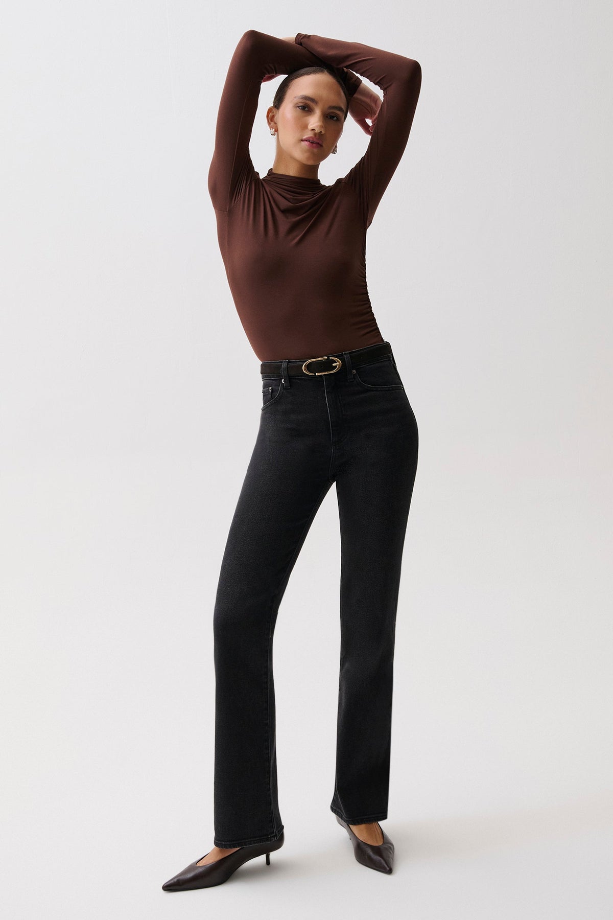 Pistola Evie High Rise Slim Bootcut - Jetset — photo 2