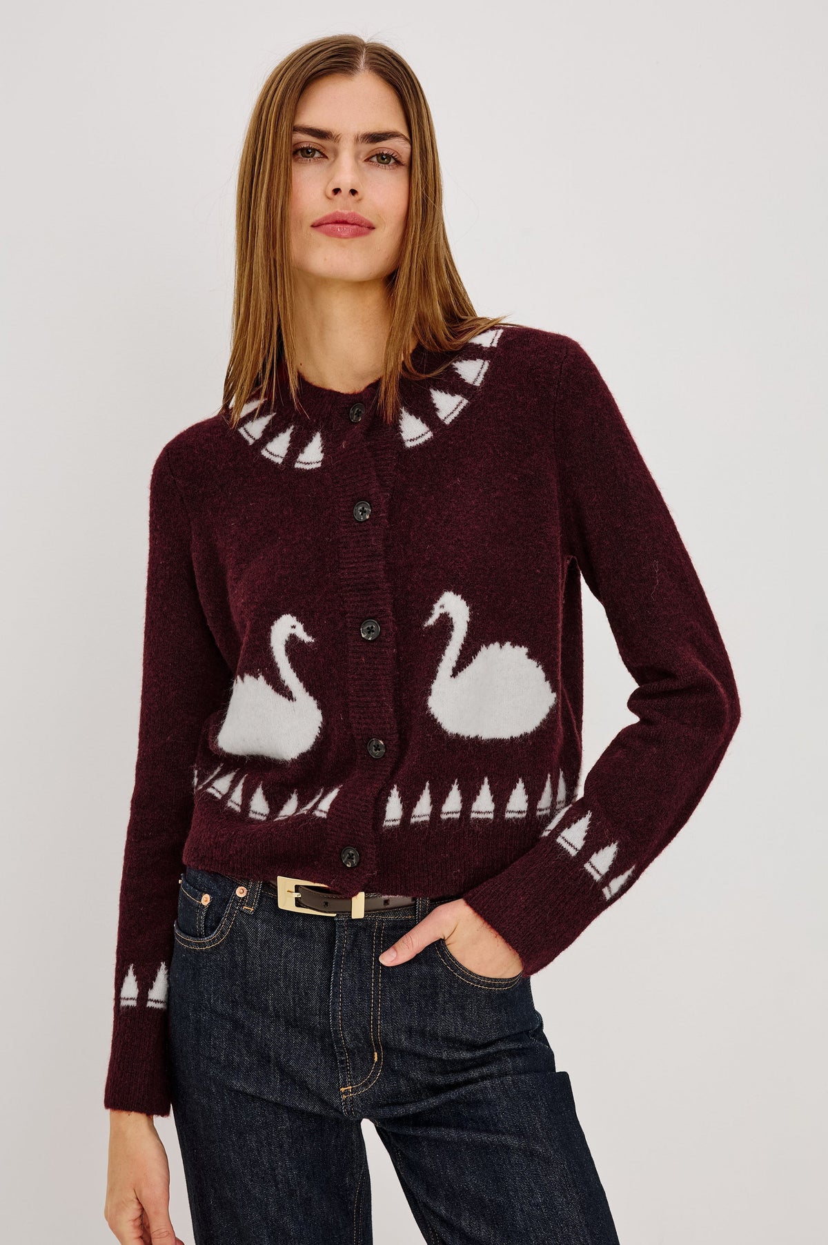 Rails Millie Cardigan - Swans