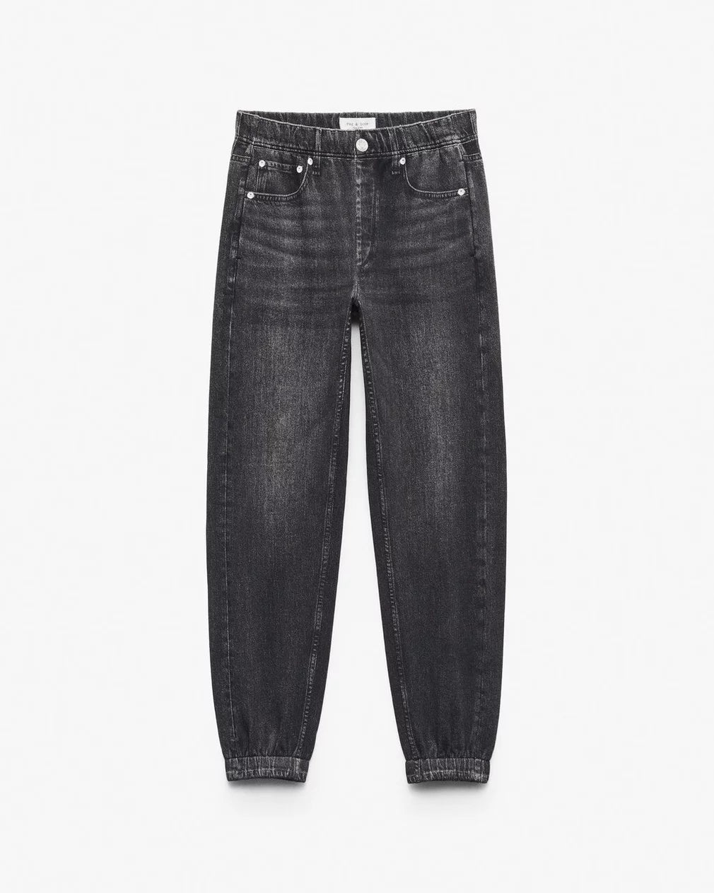Rag & Bone Miramar Terry Pull On Jogger Faded Black